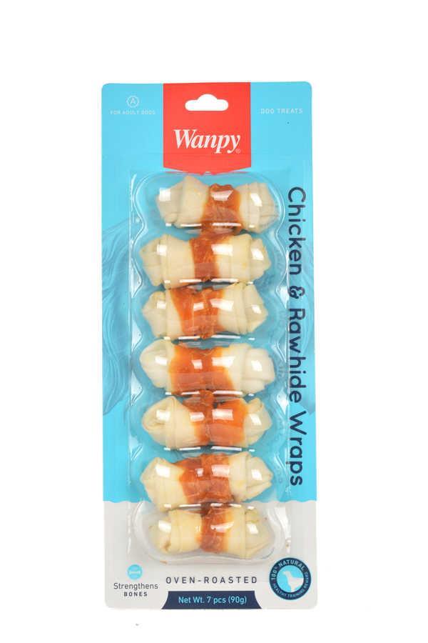 Wanpy Deri Üzerine Tavuk Sarılı Köpek Ödülü 90Gr - İkizler Yem MarketWanpy Deri Üzerine Tavuk Sarılı Köpek Ödülü 90Gr