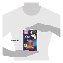 Felix Junior Sığır Etli Yaş Yavru Kedi Maması 85 Gr