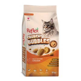 Reflex Crunchy Bubbles Tavuklu Yetişkin Kedi Maması 10 Kg