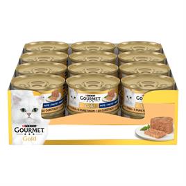 Gourmet Gold Kıyılmış Hindili Kedi Konservesi 85GrX24 Adet