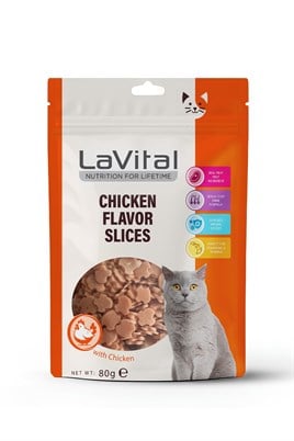 LaVital Tavuklu Kedi Ödül Maması 80g