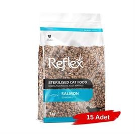 Reflex Somonlu Kısırlaştırılmış Kedi Maması 1 Kg X 15 Adet (15 Kg)