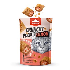 Wanpy Kedi Crunch Ödül Somon&Havyar 60g