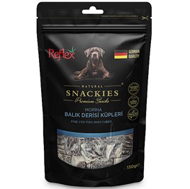 Reflex Snackies Morina Balık Derisi Köpek Ödül Küpleri 130 Gr