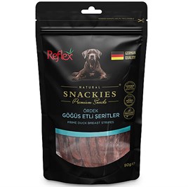 Reflex Snackies Ördek Göğsü Etli Şeritleri Köpek Ödülü 90 Gr