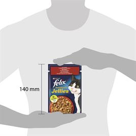 Felix Sığır Etli ve Domatesli Yaş Kedi Maması 85 Gr