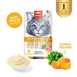Wanpy Balkabağı& Kara Lahanalı Krema Kedi Ödülü 5x14 g