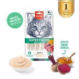 Wanpy Kuzulu,Pancar&Zerdeçallı Krema Kedi Ödülü 5x14 g