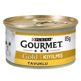 Gourmet Kıyılmış Yaş Kedi Maması Tavuklu 85 Gr
