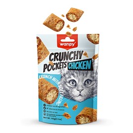 Wanpy Kedi Crunch Ödül Tavuklu 60g