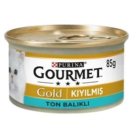 Gourmet Kıyılmış Yaş Kedi Maması Ton Balıklı 85 Gr