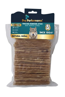 Pro Performance Deri Burgu Çubuk İnce Naturel 150li