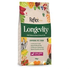 Reflex Plus Longevity Hipoalerjenik Çok Küçük Irk Yetişkin Köpek Maması 700gr