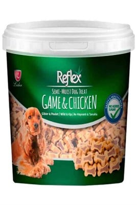 Reflex Av Hayvanlı ve Tavuklu Yarı Yumuşak Köpek Ödül Maması 500gr