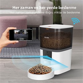 Ovioo Otomatik Mama Makinesi 6 Lt Kameralı Wi-fi - Beyaz