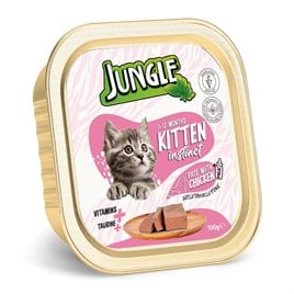 Jungle Tavuk Etli Ezme Yavru Kedi Yaş Maması 100g