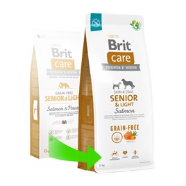 Brit Care Senior&Light Somonlu Tahılsız Yaşlı Köpek Maması 12kg