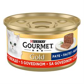 Gourmet Gold Kıyılmış Sığır Etli Kedi Maması 85 GrX24 Adet