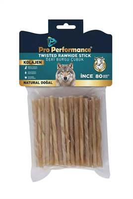 Pro Performance Deri Burgu Çubuk İnce Naturel 80li
