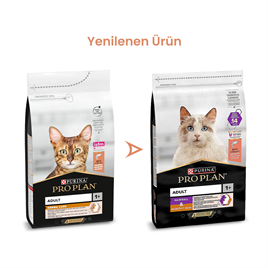 Pro Plan Hairball&Healthy Skin Somonlu Tüy Sağlığı Destekleyici Yetişkin Kedi Maması 3 Kg