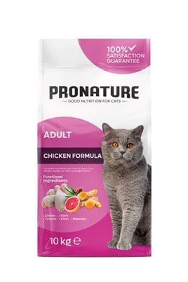 Pronature Tavuklu Ve Pirinçli Yetişkin Kedi Maması 10kg