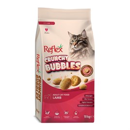 Reflex Crunchy Bubbles Kuzu Etli Yetişkin Kedi Maması 10 Kg