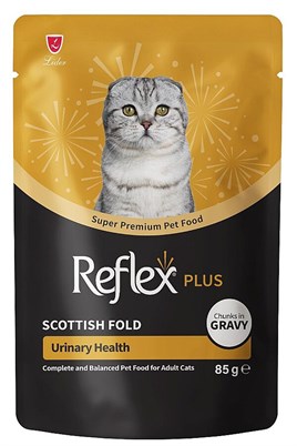 Reflex Plus Scottish Fold Yetişkin Kedi Konservesi 85gr