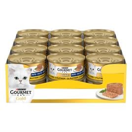 Gourmet Gold Yaş Kedi Maması Kıyılmış Tavuklu 85 Gr 24lü Paket