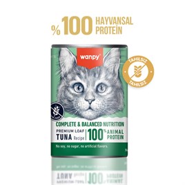 Wanpy Tahılsız Ton Balıklı Kedi Konservesi 375 gr