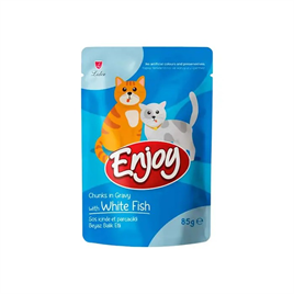 Enjoy Gravy Yaş Kedi Maması Balıklı 85 Gr