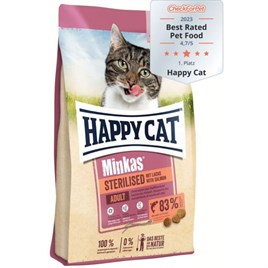 Happy Cat Minkas Sterilised Kısırlaştırılmış Somonlu Kedi Maması 10 Kg