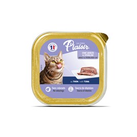Plaisir Ton Balıklı Ezme Kısırlaştırılmış Kedi Konservesi 100 Gr