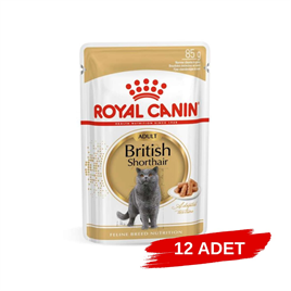 Royal Canin Pouch British Shorthair Yaş Kedi Maması 85 Gr x 12 Adet