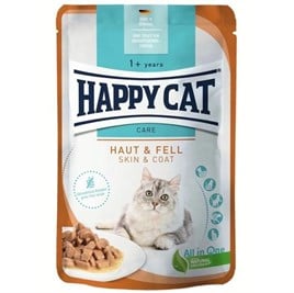 Happy Cat Deri ve Tüy Sağlığı Kedi Yaş Maması 85 Gr