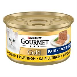 Gourmet Gold Yaş Kedi Maması Kıyılmış Tavuklu 85 Gr 24lü Paket