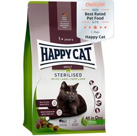 Happy Cat Sterilised Kuzu Kısırlaştırılmış Kedi Maması 10 Kg