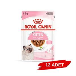Royal Canin Gravy Soslu Kitten Yaş Mama 85 Gr X 12 Adet