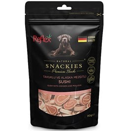 Reflex Snackies Tavuk ve Alaska Mezgitli Sushi Köpek Ödülü 90 Gr