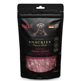 Reflex Natural Snackies Pancarlı Ördek Göğsü Köpek Ödülü 80 Gr