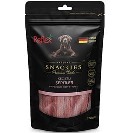Reflex Snackies Keçi Etli Şeritleri Köpek Ödülü 170 Gr