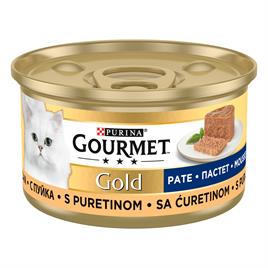 Gourmet Gold Kıyılmış Hindili Kedi Konservesi 85GrX24 Adet