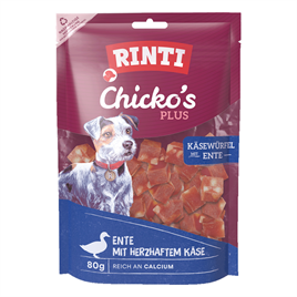 Rinti Chickos Plus Ördekli Peynir Küpleri Köpek Ödülü 80 Gr