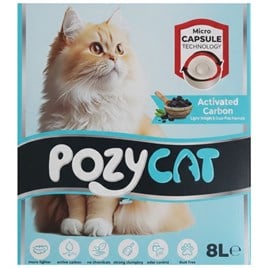 Pozy Cat Karbonlu Akıllı Kedi Kumu 8 L