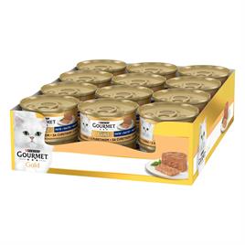 Gourmet Gold Kıyılmış Hindili Kedi Konservesi 85GrX24 Adet