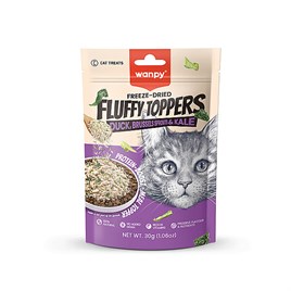 Wanpy Ördek ve Brüksel Kara Lahanalı Kedi Ödülü 30 Gr