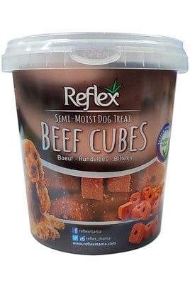 Reflex Biftekli Yarı Yumuşak Küp Köpek Ödül Maması 500gr