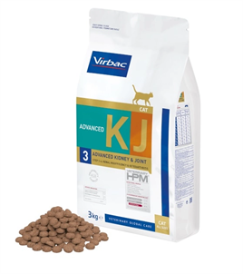 Virbac KJ3 Advanced Kidney Joint Support Cat Böbrek ve Eklem Desteği Kedi Maması 3 Kg