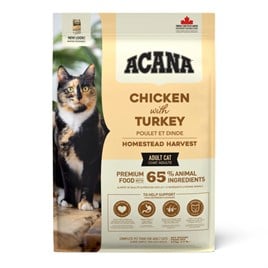 Acana Homestead Harvest Tavuk ve Hindi Etli Yetişkin Kedi Maması 1,8 Kg