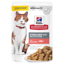 Hills Somonlu Kısırlaştırılmış Kedi Konservesi 85gr