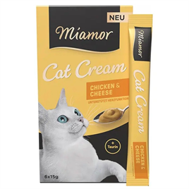 Miamor Cream Tavuk-Peynirli Kedi Ödülü 6x15 G